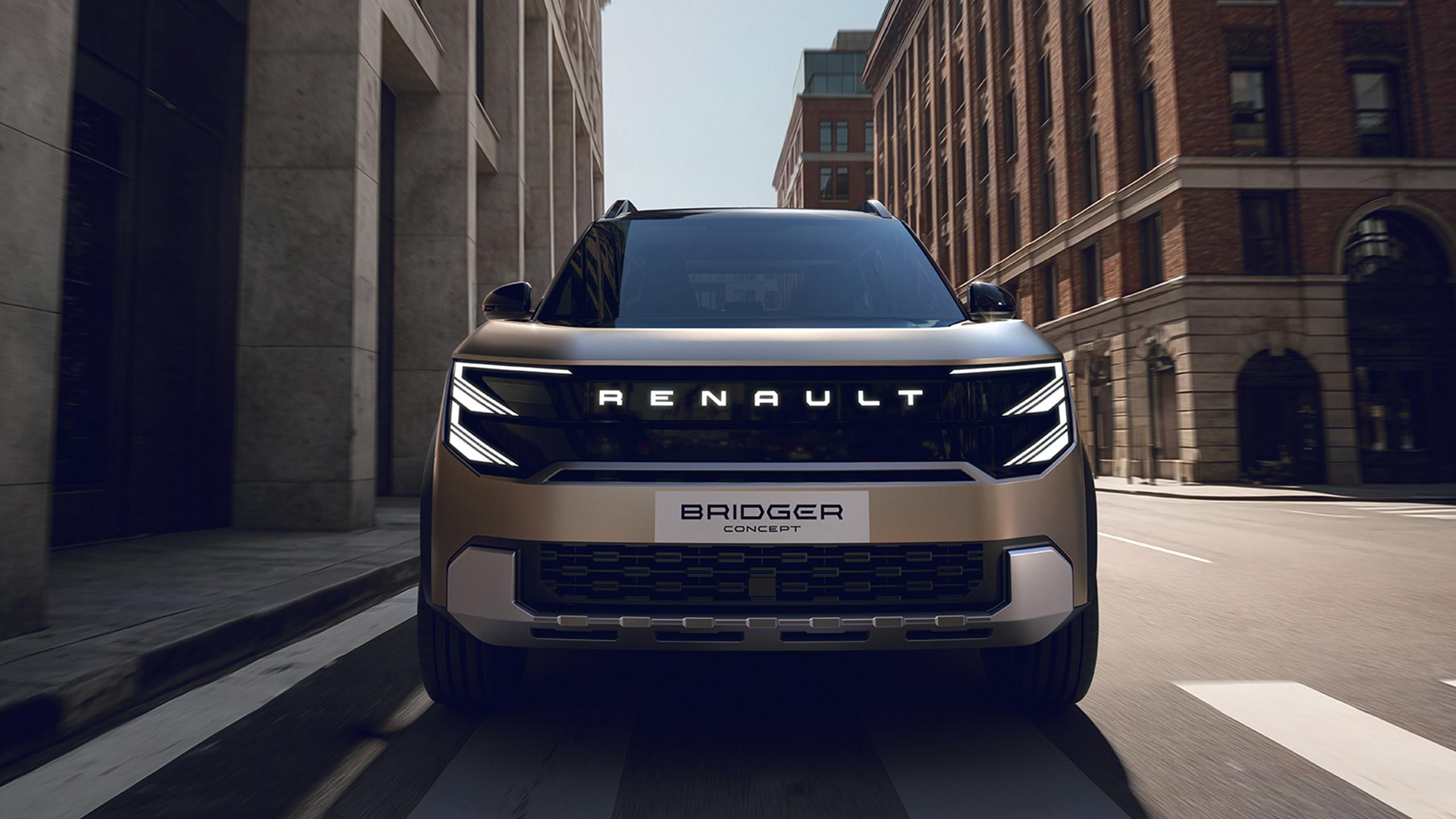 Renault Bridger Concept-firma luminosa frontal