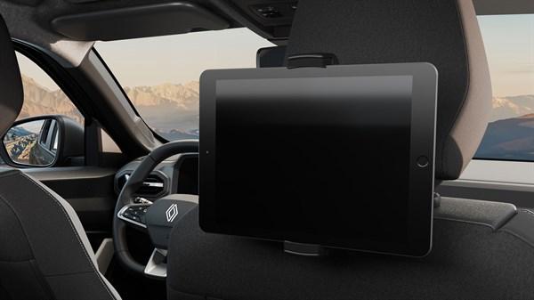 a tablet holder to keep you entertained