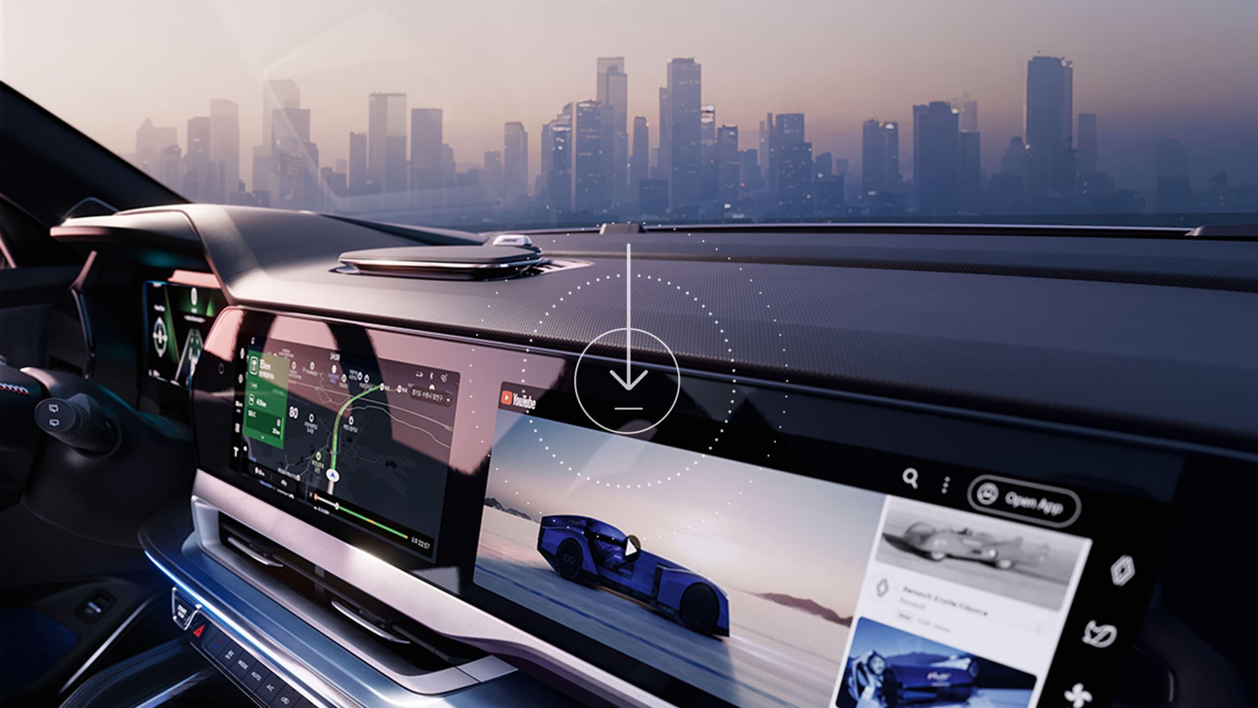 Renault Filante - entretenimiento