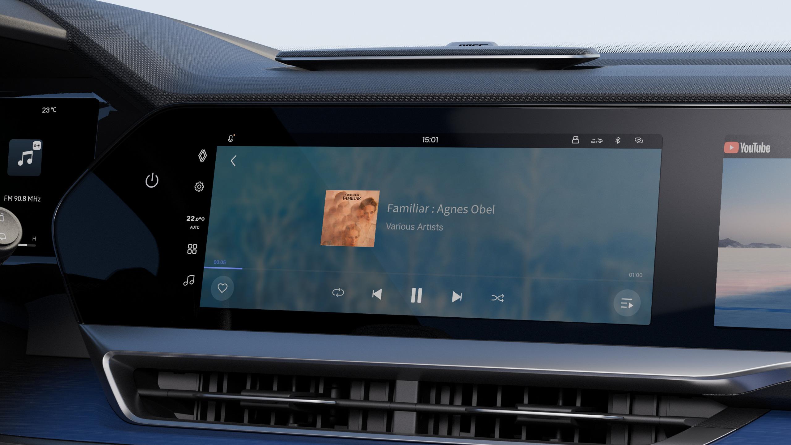 Renault Filante - entretenimiento