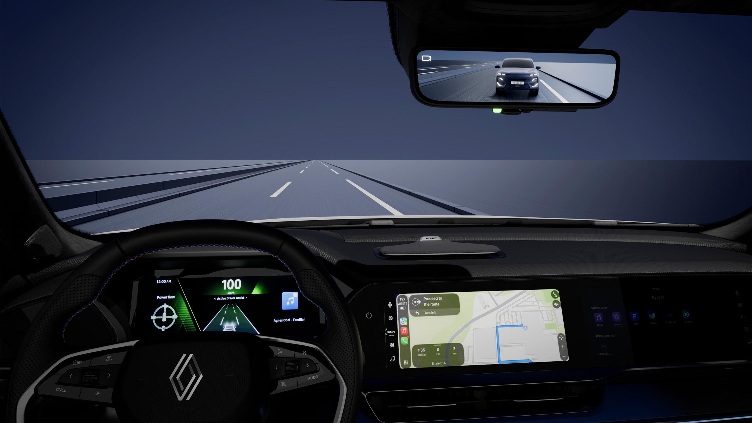 Renault Filante - retrovisor inteligente