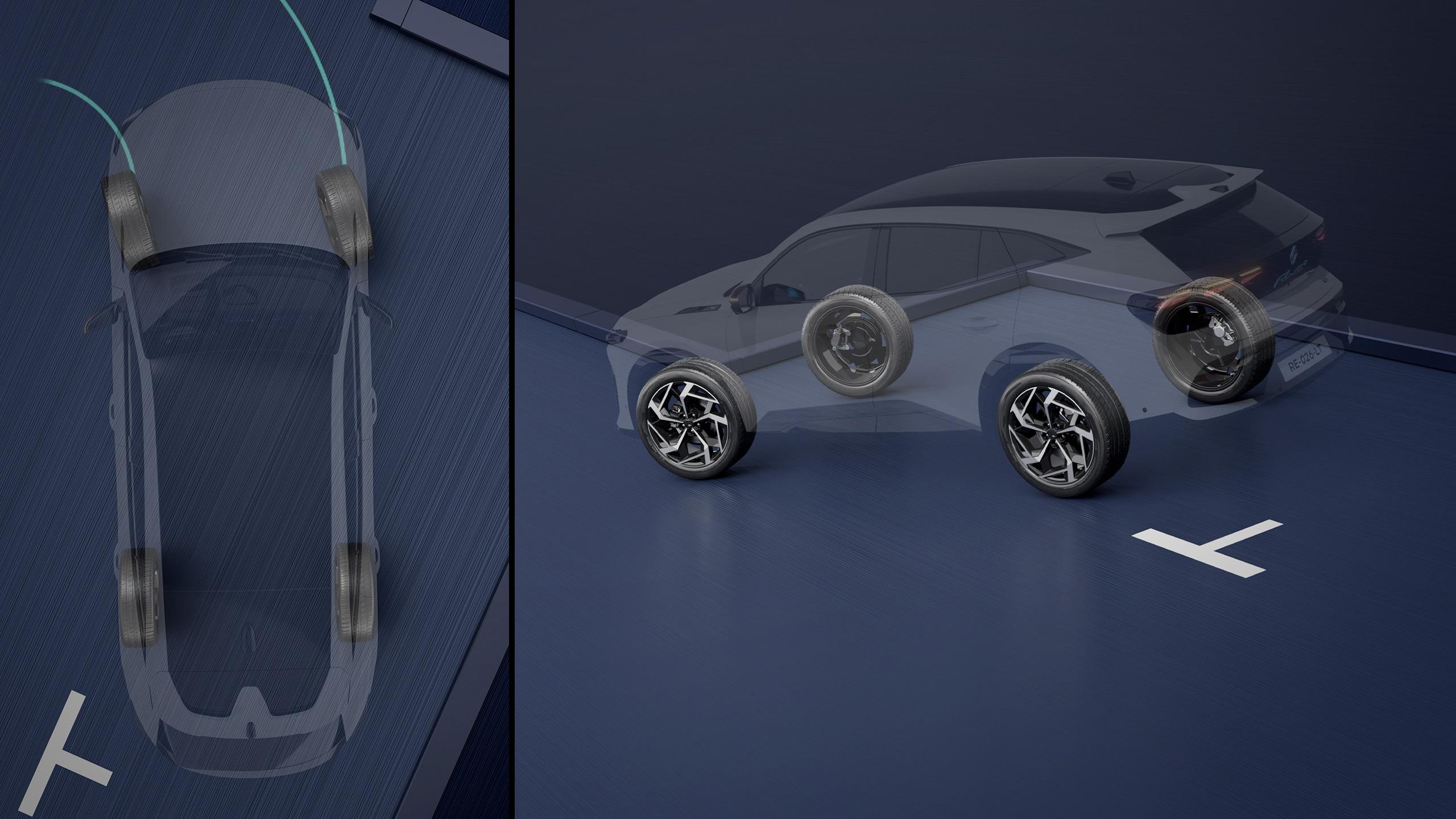 Renault Filante - chasis transparente Clearview