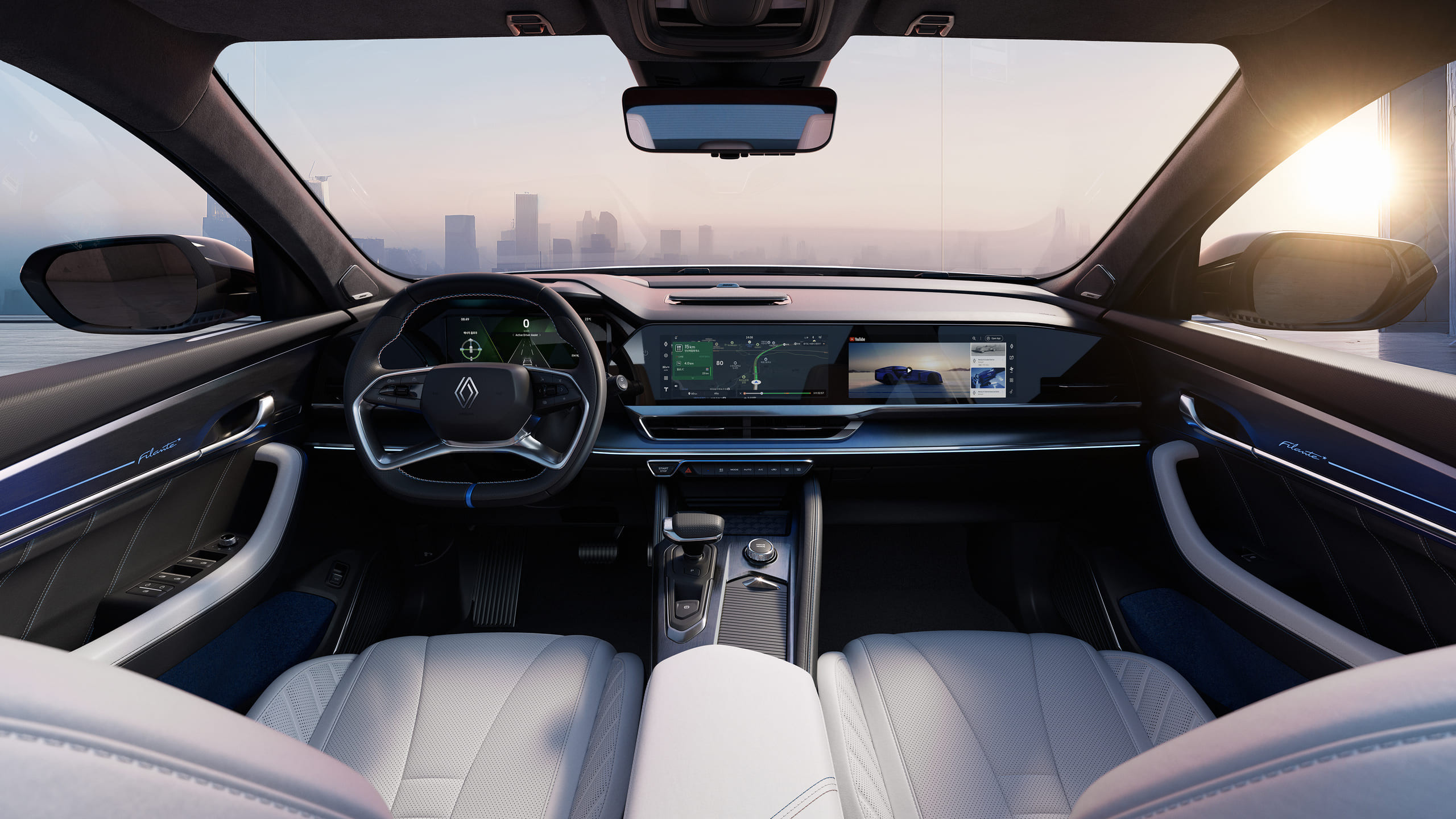 Renault Filante - pantalla panoramica onpenR